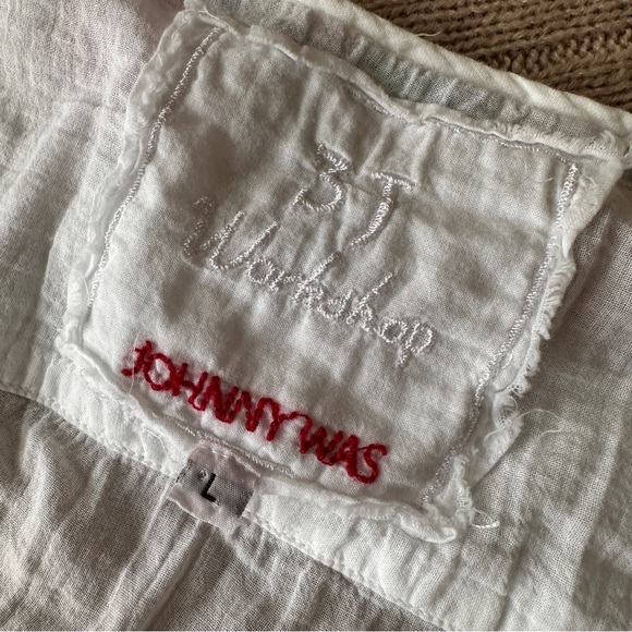 EUC Johnny Was 2pc Embroidered Tunic Bundle, Quarter + Long Sleeve, Large - Picture 14 of 16